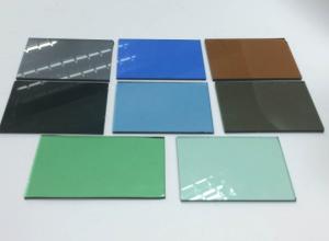 Customized Rectangle Colored Tinted Float Glass For Building