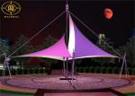 Customized Membrane Structure Architecture Q235 Steel Structure For Hotel