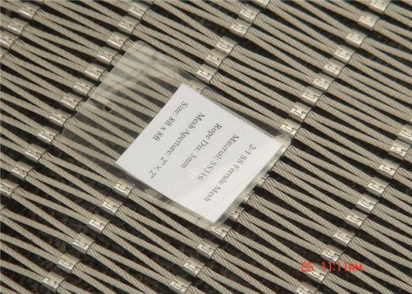 Quality Corrosion Resistant Architectural Mesh Cladding 3.0 mm Wire Diameter for sale