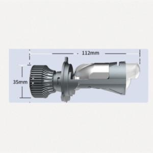 Quality Sanan CSP chip Automotive Headlight Bulbs With Low Operating Noise for sale