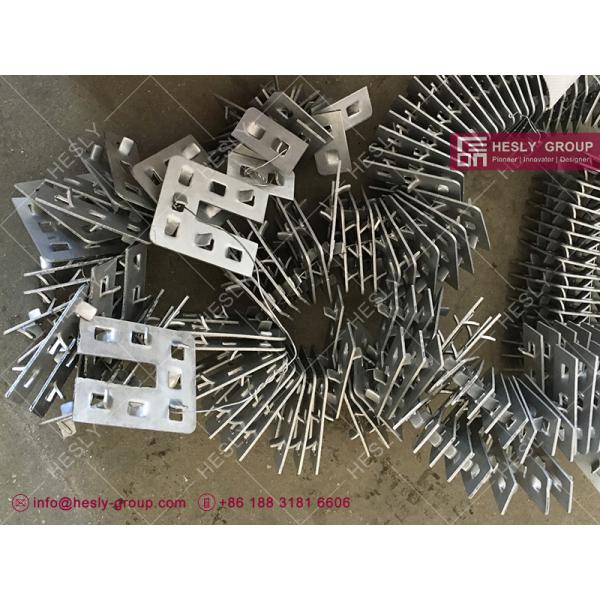 Refractory n-shape anchors