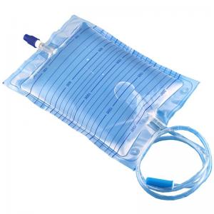 Buy cheap Medical Urine Drainage Bag , Disposable Urine Bag 2000ml With Screw Valve product