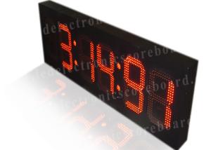 Buy cheap 5 Digits Game Score LED Digital Clock With Seconds Display Easy Operation product