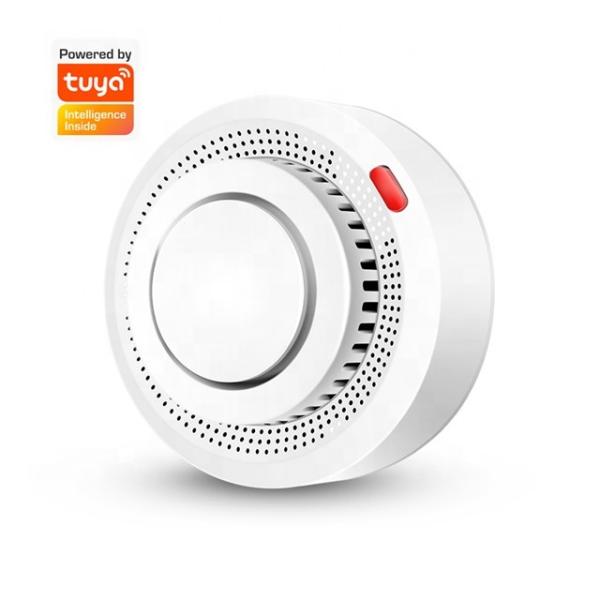 Quality Glomarket Wholesale Tuya Smart Smoke Detector Wireless Remote Alarm Household Smoke Sensor OEM Support for sale