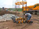 Safer High Efficiency Concrete Pile Machine , Round Pile Cutter Low Noise KP315A