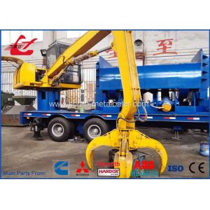 Buy cheap Tailer Mounted Hydraulic Scrap Baler Logger Press Diesel Engine drive product