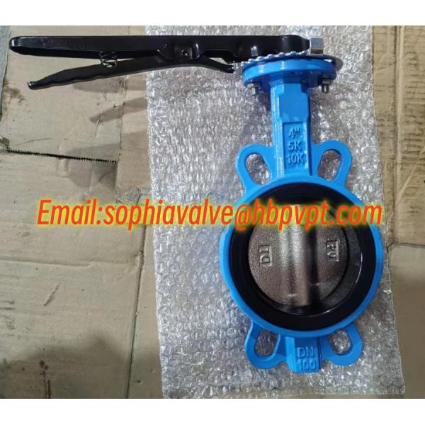 4'' 5K 10K cast iron butterfly valve