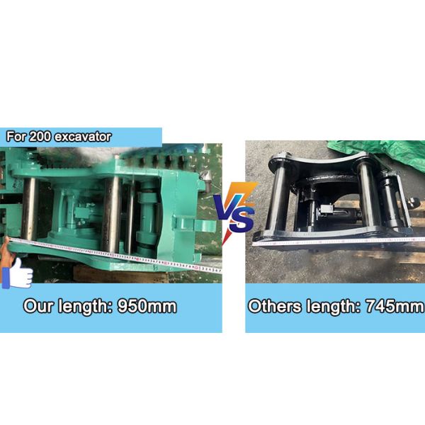 High Quality 10-30t Hydraulic Excavator Quick Hitch Tilt Quick Hitch for Excavator Construction Attachment for Cat Hitachi Sany