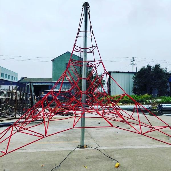 Quality Pyramid Playset Custom Climbing Net 8x8x6m For Playground Equipments for sale