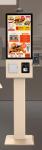 Capacitive Touch 10 Point 23.8 inch Gold Vertical Self Ordering Kiosk with