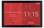 Customized LED Indicator 10.1 Inch Flush Wall mounted Android Tablet PoE with