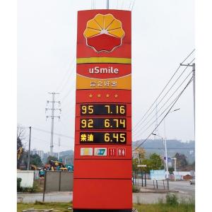 China 10 Inch 888.8 Led Oil Price Display Remote Control Digital Gas Price Sign on sale