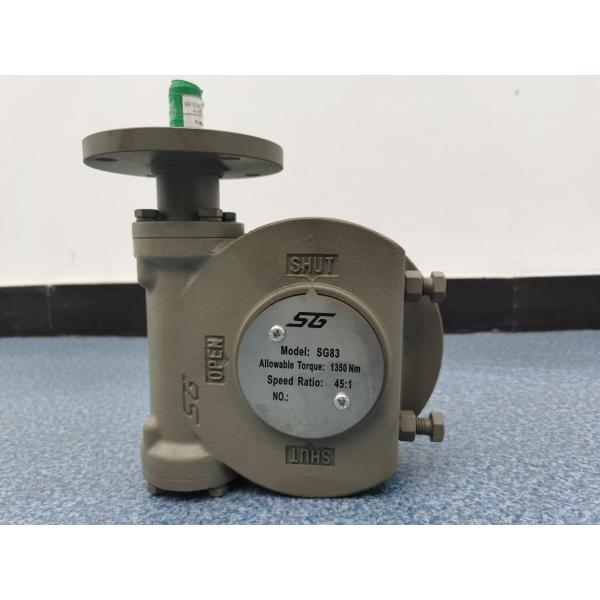 Electric Actuator Valve IP67 Gear Operator NBR Sealing Materials Great Performance