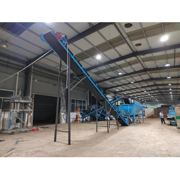Organic Fertilizer Production Line for 1-20 Thousand Tons Per Year with Below 10% Moisture and 380V Voltage