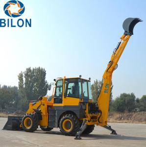 Yunnei Engine  Backhoe Loader , 76KW Front Loader Tractor