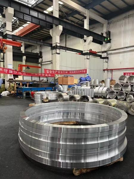 Quality Large Outer Diameter 7075 T6 Aluminum Rolling Forged Ring 7075 T6 Aluminium Forging Parts for sale