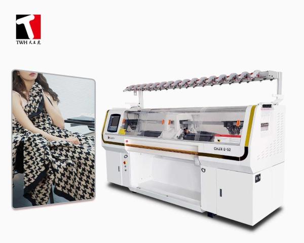 Quality 5G Blanket Double System Knitting Machine , 100'' Automatic Knitter Machine for sale