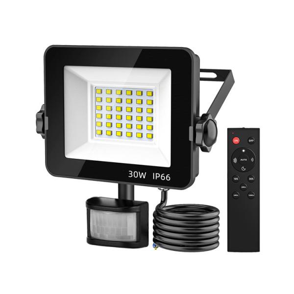 Quality Moving PIR Sensor LED Security Floodlight with Wireless Remote 30 50 100 150 Watts for sale