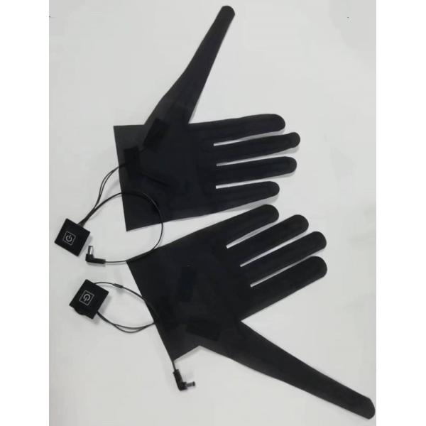 Gloves RoHS Clothes Heating Pads 7.4v Dc Plug With Five Fingers Cut