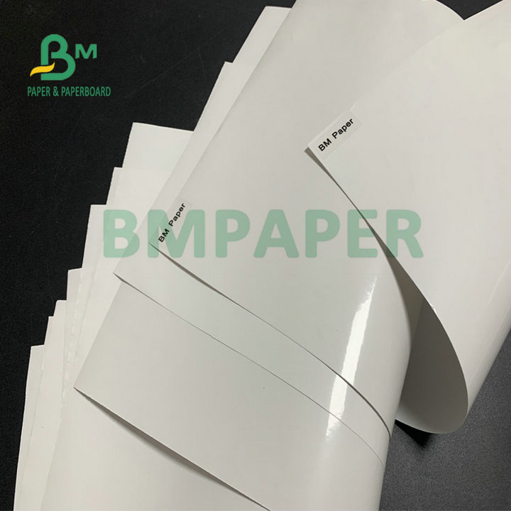 Glossy 80gsm 100gsm C1S Coated Chromo Paper For Making Label Stickers