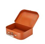 Customization Mini Cardboard Suitcase Cardboard Briefcase Box With Handle