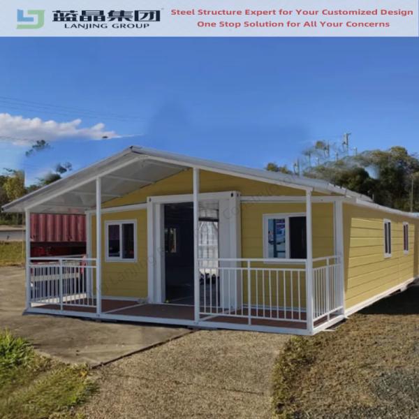 Quality Luxury Tiny Prefab Modular Container House Expandable Office 20ft 40ft for sale
