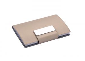 Buy cheap Debossing Personalized Business Card Holder Zinc Alloy Metal Business Card Holder product