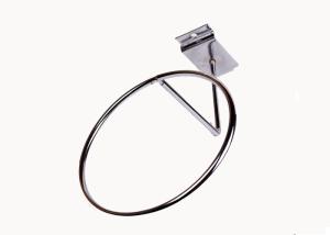 Chrome Steel Round Type Retail Shelf Display Accessories For Hanging / Displaying