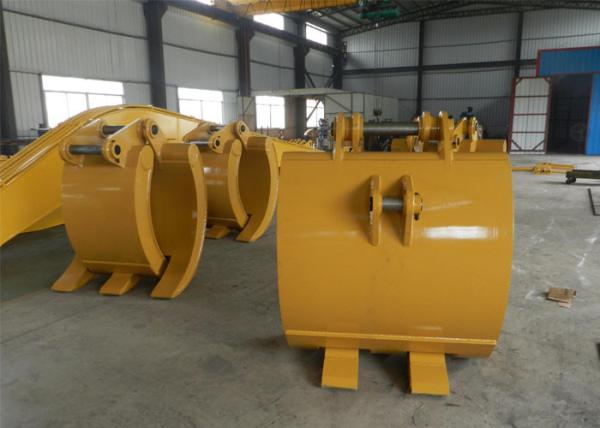 Quality Multi Purpose Rotating Excavator Bucket  , Rotating Log Grab Support Rod Equipped for sale