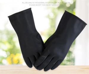 Buy cheap Acid And Alkali Resistant Industrial Gloves Black Rubber Gloves Thickened Chemical Stain And Corrosion Protection Glove product