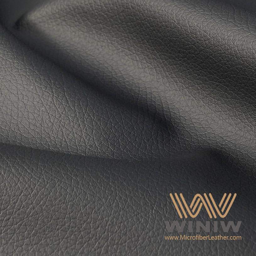 Uniform Color And Texture Artificial Microfiber Automotive Faux PU Leather