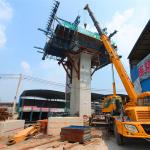 Bridge And Viaduct Precast Formwork System Cantilever Form Traveller Custom Size