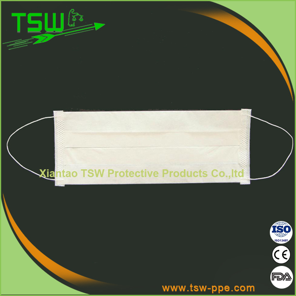 20gsm Paper Face Mask 20x7cm For Cleaning Room