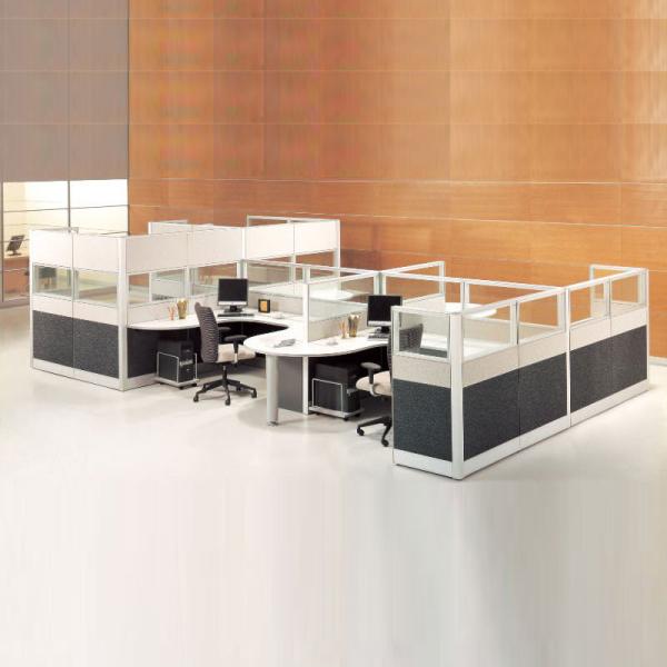 Quality Office Cubicle Workstation Privacy Screen Partition Office Desk Set for sale