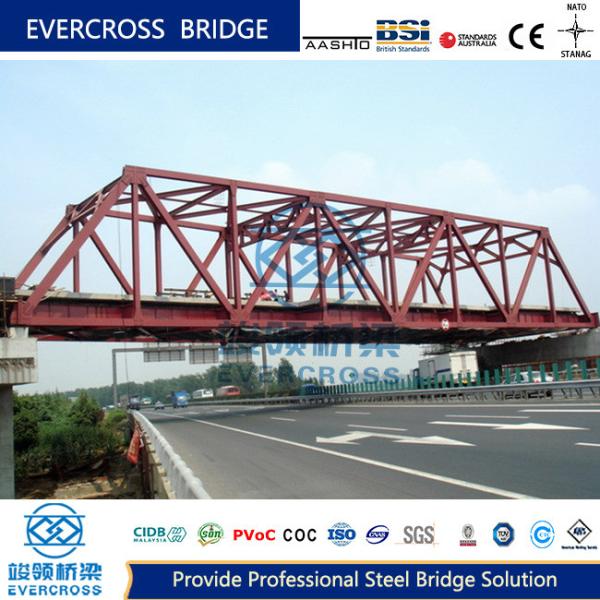 Quality Hot Dip Galvanized Deck Type Truss Bridge for sale