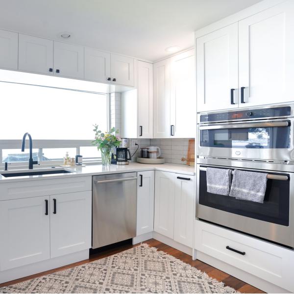 Shaker Lacquer Doors Island Modern Custom Modular Cabinets American Style
