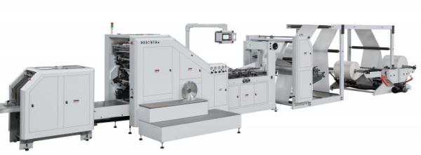 Quality HJ-330L-2L Roll Feeding Double Layer Square Bottom Paper Bag Making Machine#Double Layer Square Bottom Paper Carry Bag for sale