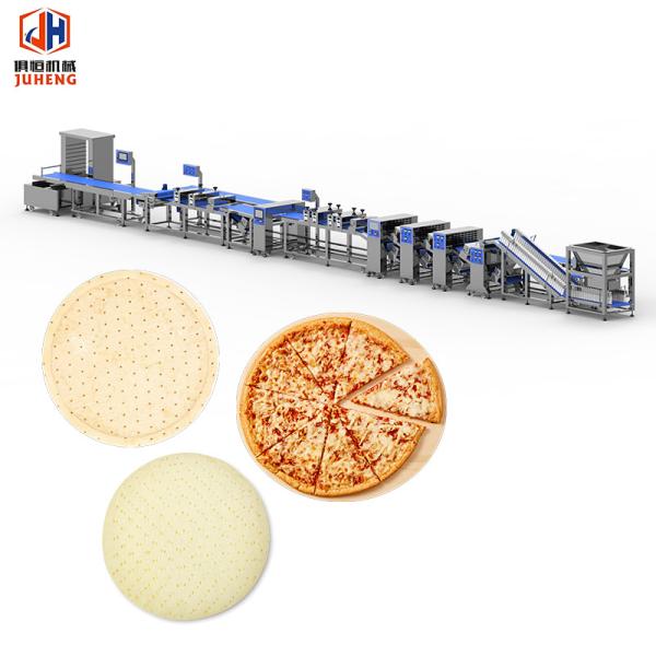 Quality Automatic Flatbread Pizza Base Production Line 3PHPizza Dough Press Machine for sale
