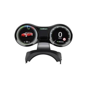 China SUV Tesla Digital Dashboard OBD2 HUD Multi Gauge Display LCD Screen on sale