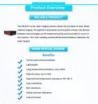 UBJG-07Y 0.1-100m Red Mini Protective Lidar Sensor For Position Measurement