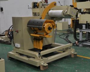 China Hydraulic Decoiler Machine Strip Straightener Machine For Metal Stamping on sale