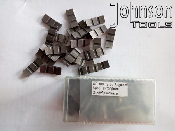 Quality Turbo Diamond Segments Core Bit Segment for Concrete / Asphalt for sale