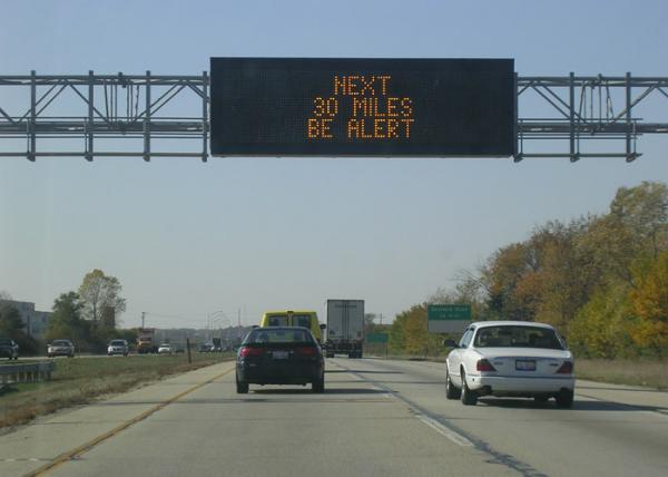 Advisory Variable Speed Limit Display , Electronic Message Display Board With