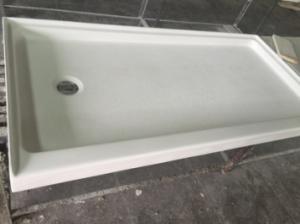 Environmental Composite Shower Walls , White Cultured Stone Shower Walls