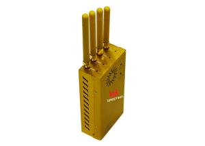 Portable GPS Signal Jammer Device To Block Cell Phone Signal In Car 4 Antennas