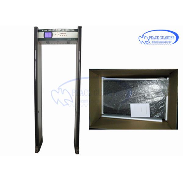 PG600M Door Frame Security Metal Detectors , Full Body Multi Zones Metal Detector For Subway