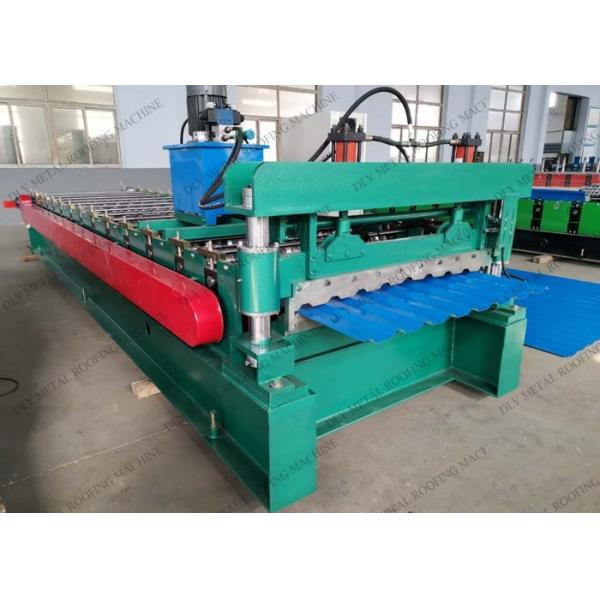 PLC Corrugated Panel Roll Forming Machine 1.25m Metal Sheet Roll Forming Machine