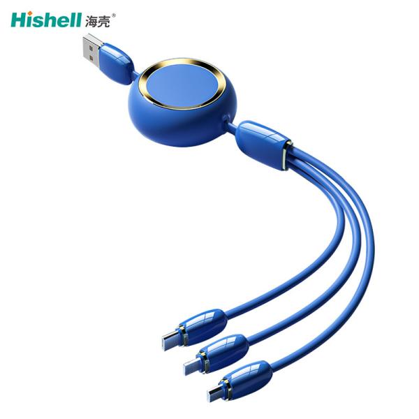 Quality Multicolor Retractable Mobile Phone Charger for sale