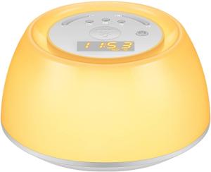 3 Levels Brightness Multicolor 3W Wake Up Alarm Clock Light Touch Sensor