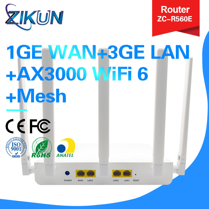 AX3000 Wireless Dual Band 6 WIFI Router 5G Gigabit Port Router Gigabit MIMO Wireless Router